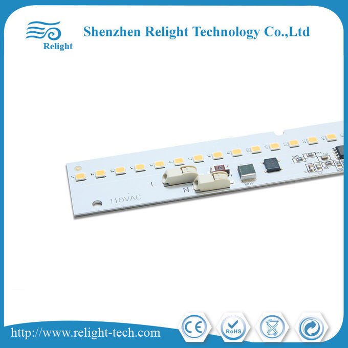 Kısılabilir 100 Lm / W 280 * 30mm 230V / 120V Panel Işık İçin Doğrusal LED AC Modülü