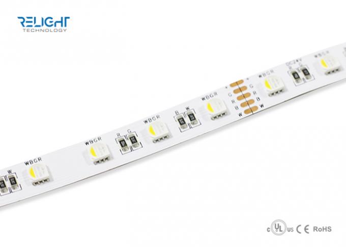 Yüksek Güç 24V RGBW 5050 RGB LED Şerit Esnek CE / ROHS / UL Standardı